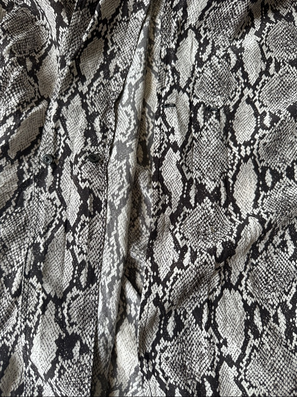 A.L.C Silk Oversized Python Blouse - Picture 8 of 10